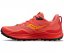 Saucony Peregrine 12 Coral/Red Rock W - Velikost: 39