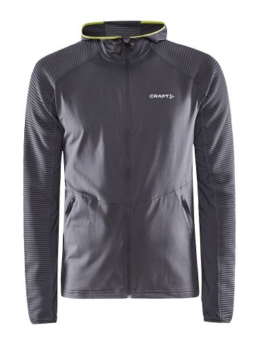 CRAFT ADV HiT Zip Hoodie Grey - Velikost: L