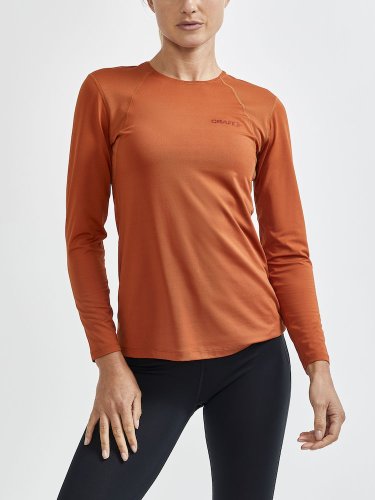 CRAFT ADV Essence LS Tee Dark Orange W