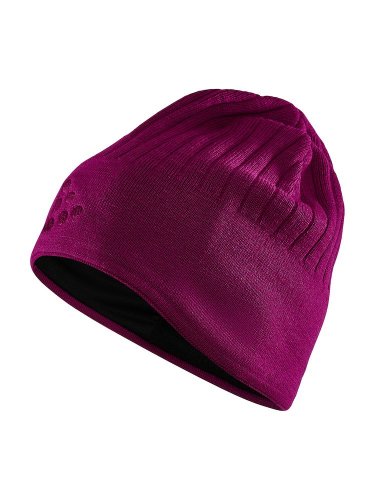 CRAFT ADV Windblock Knit Beanie Pink - Velikost textilu: L/XL
