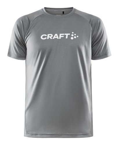 CRAFT CORE Unify Logo Tee Grey - Velikost: XL