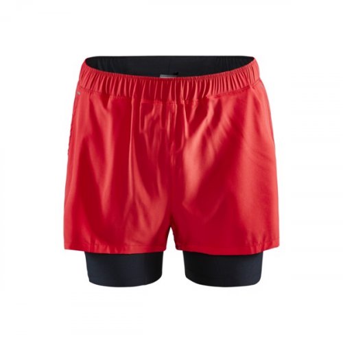 CRAFT ADV Essence 2v1 Shorts Red