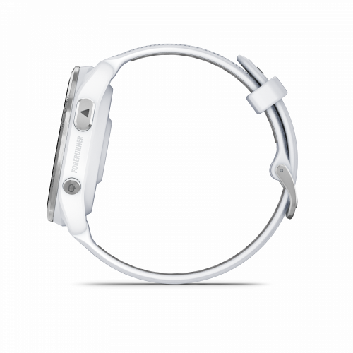 Garmin Forerunner 965, titanová luneta, pouzdro White, řemínek silicone White/Grey