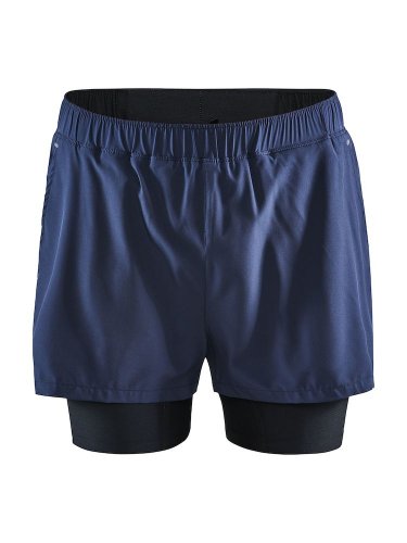 CRAFT ADV Essence 2v1 Shorts Blue - Velikost: M