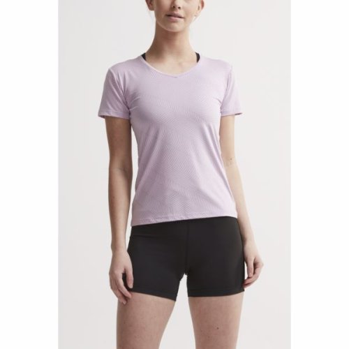 Craft Essential V S/S Tee Violet W - Velikost: XL