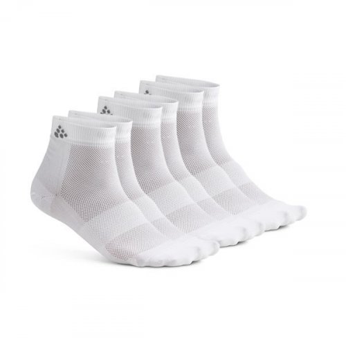 Craft Mid 3-pack Sock White